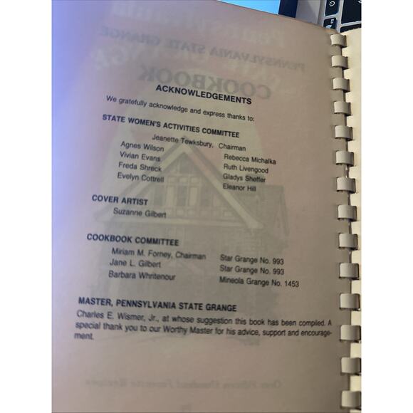 Pennsylvania State Grange Cookbook - Picture 3 of 6